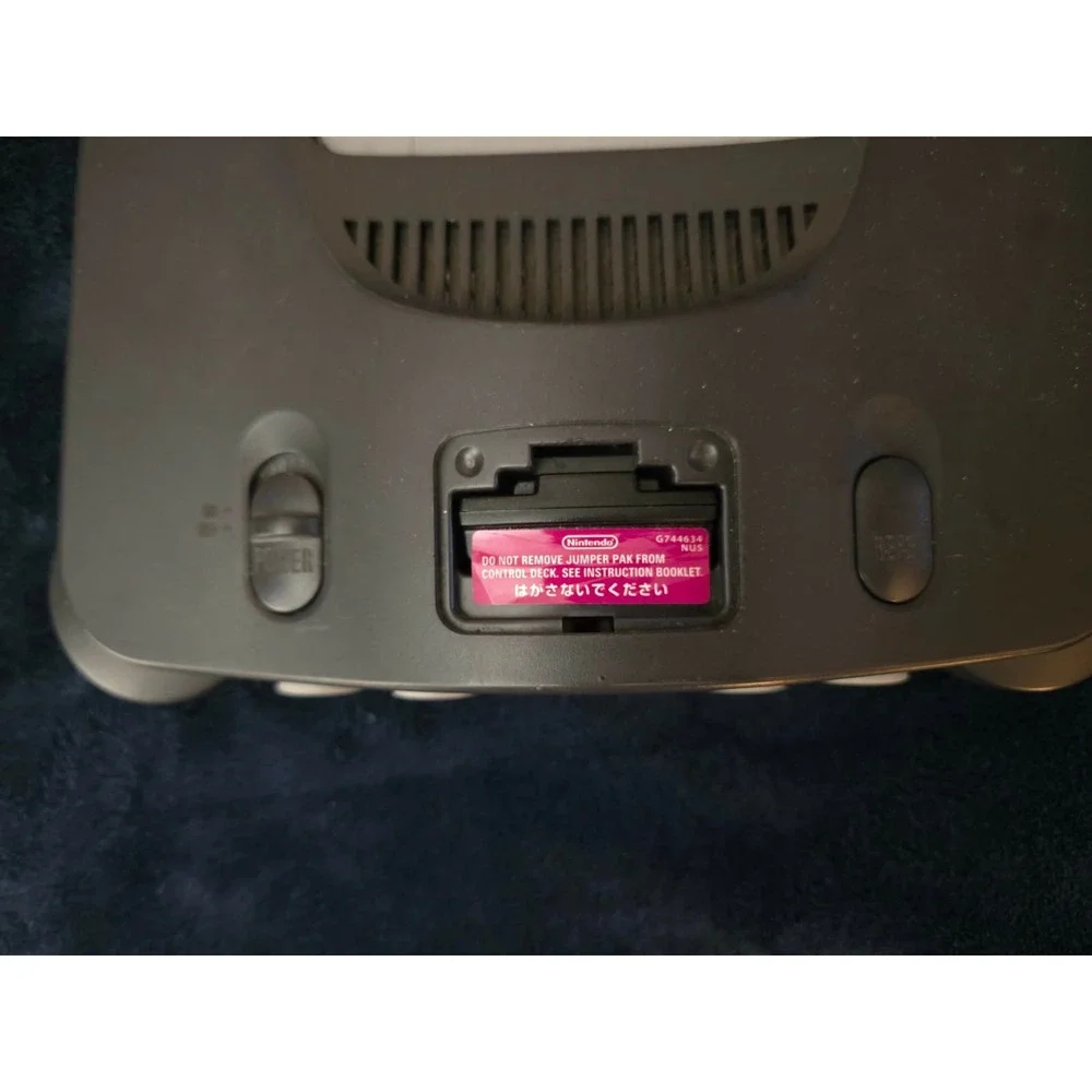 Nintendo 64 N64 Original System Console With Original Controller & Cords READ